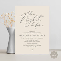 Romantic The Night Before Wedding Rehearsal Dinner