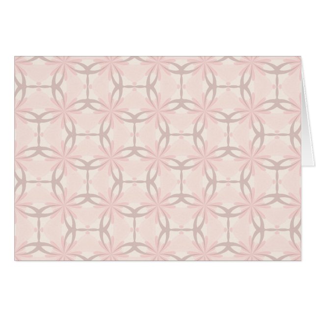 Romantic Tracery in Pink (Front Horizontal)