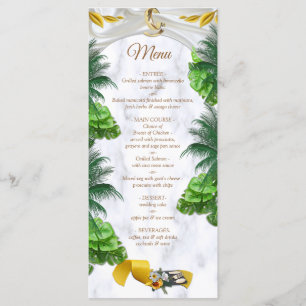 Romantic Tropical Menu