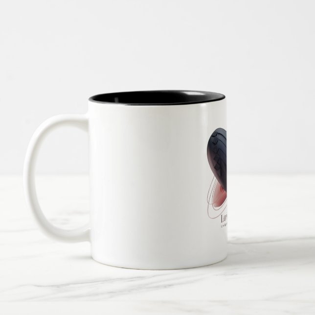 Romantic Two Hearts Mug (Left)