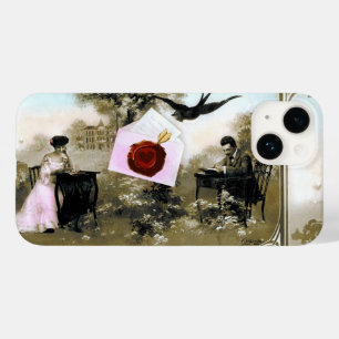 ROMANTIC VALENTINE LETTER ,RED WAX SEAL Case-Mate iPhone 14 CASE
