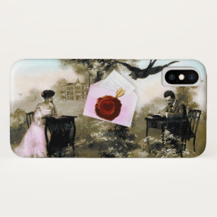 ROMANTIC VALENTINE LETTER ,RED WAX SEAL iPhone X CASE
