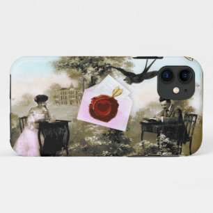 ROMANTIC VALENTINE LETTER ,RED WAX SEAL iPhone 11 CASE