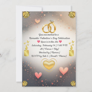 Romantic Valentine’s Day Party Invitation