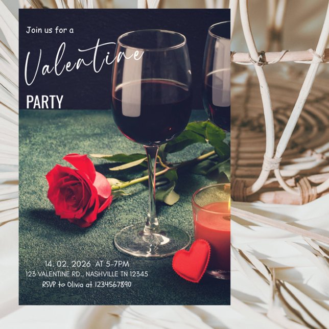 Romantic Valentine’s Day Party Invitation (Creator Uploaded)