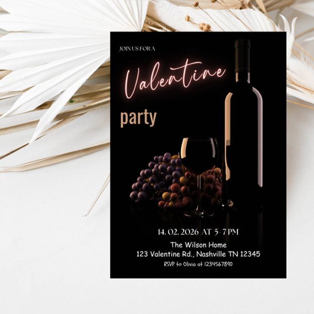 Romantic Valentine’s Day Party Invitation (Creator Uploaded)