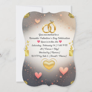 Romantic Valentine’s Day Party Invitation