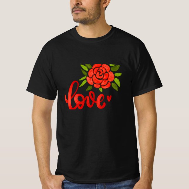 Romantic Valentine’s Day Quote T-Shirt (Front)