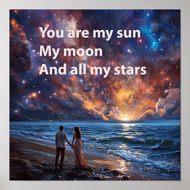 Romantic Valentine’s Day Quotes Poster (Front)