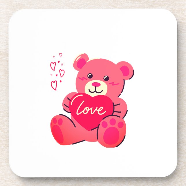 Romantic Valentine’s Gift Coaster (Front)