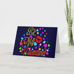 ♫♥Romantic Valentine's Day Card-Be My Valentine♥♪ Holiday Card