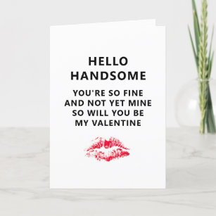 Romantic Valentines Day For Boyfriend Personalised Holiday Card