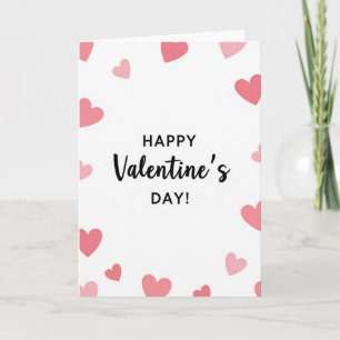 Romantic Valentines Day Hearts Card