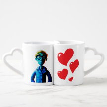 Romantic Valentine's Day Mug Set