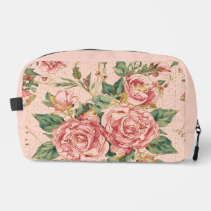 Romantic Valentine's Day with Lovely Roses,Pink Dopp Kit