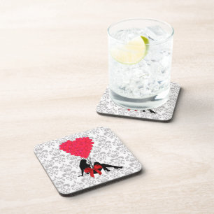 Romantic Valentines design Coaster