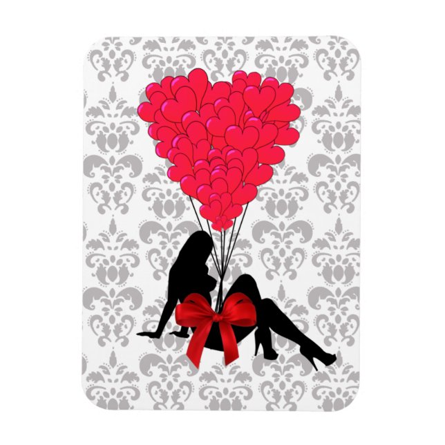 Romantic Valentines design Magnet (Vertical)