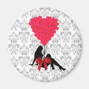 Romantic Valentines design Magnet