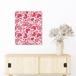 Romantic Valentines Heart Wall Art