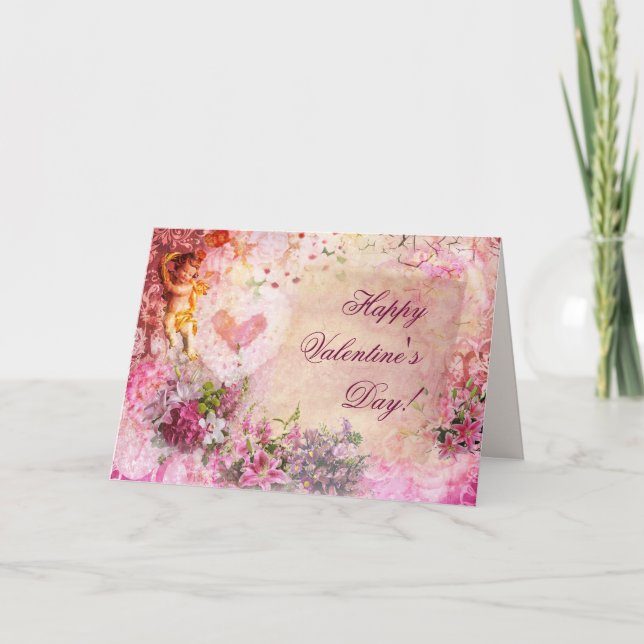 Romantic Valentine's Holiday Card (Front)