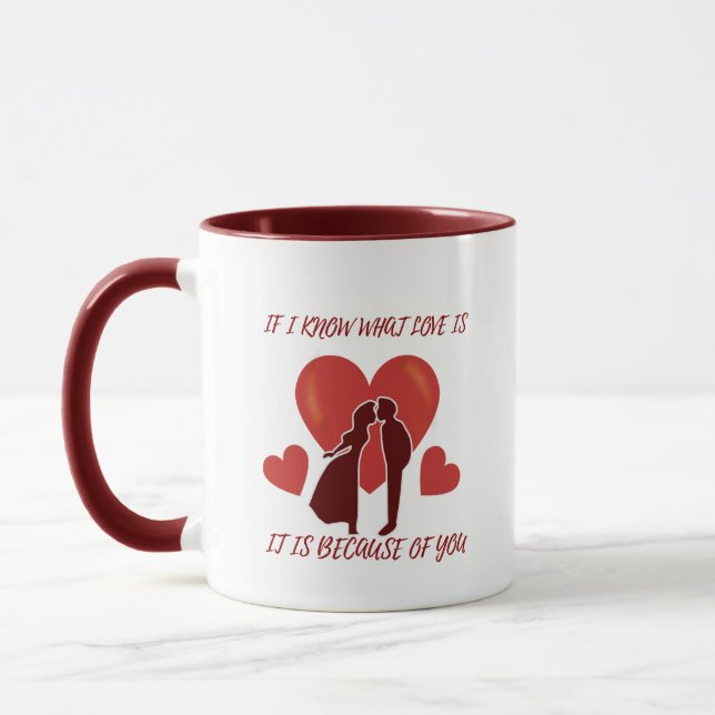 Romantic Valentine's Mug (Left)
