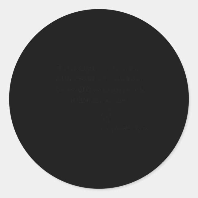 Romantic Valentine's Percy Bysshe Shelley Quote Et Classic Round Sticker (Front)