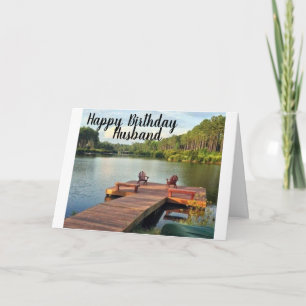 "ROMANTIC" & "VERY LOVING" HUSBAND'S BIRTHDAY CARD