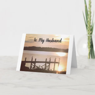 "ROMANTIC" & "VERY LOVING" HUSBAND'S BIRTHDAY CARD