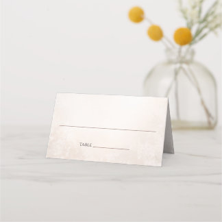 Romantic Vineyard Rustic Wedding Place Card