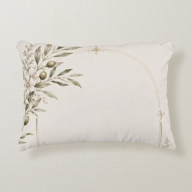 Romantic Vineyard Wedding Stationery  Decorative Cushion (Front)