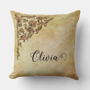 Romantic, Vintage, Antique Personalised Cushion