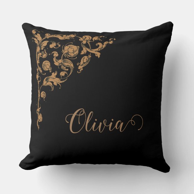 Romantic, Vintage, Antique Personalised Cushion (Front)