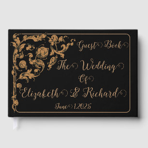 Romantic, Vintage, Antique Wedding Guest Book