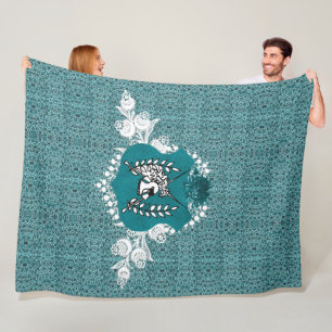 Romantic vintage blanket