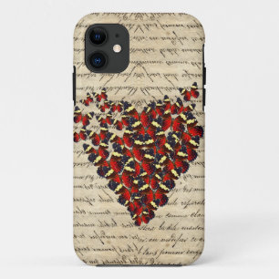 Romantic Vintage butterfies iPhone 11 Case