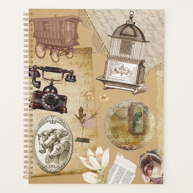 Romantic Vintage Journal Planner (Front)
