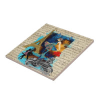 Romantic vintage Paris collage