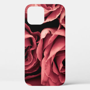Romantic vintage rose iPhone 12 case