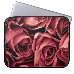 Romantic vintage rose laptop sleeve