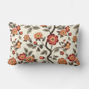 Romantic Vintage Roses Lumbar Cushion