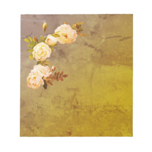 Romantic Vintage Roses  Notepad