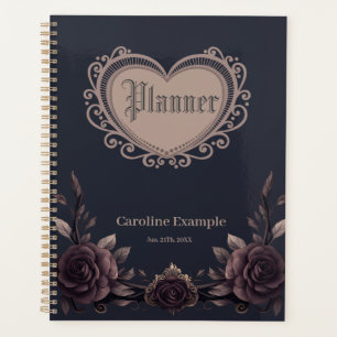 Romantic vintage roses.  planner