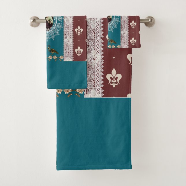 Romantic vintage towel set (Insitu)