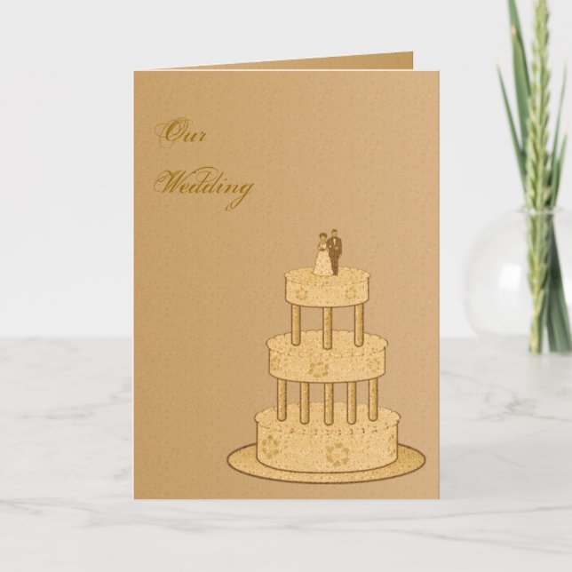 Romantic Vintage Wedding Invitation (Front)