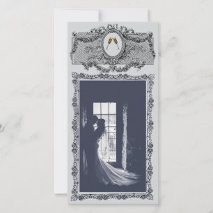 Romantic Vintage Wedding Thank You Card