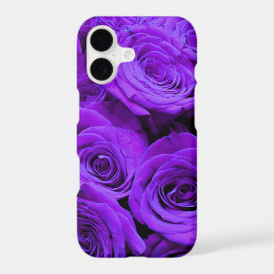 romantic violet purple roses, pretty rose bouquet