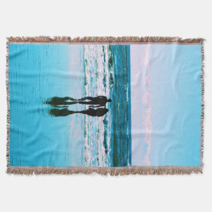 Romantic Walk on the Beach Blanket