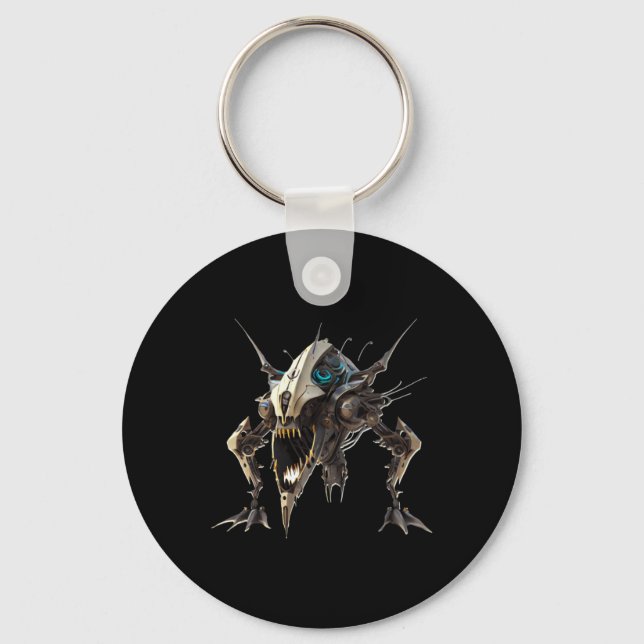 Romantic Walk Through An Autumn Night Sticker  Key Ring (Front)