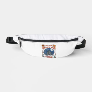 Romantic Walks Through Haunted House Ghost Pumpkin Bum Bags