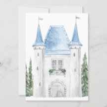 Romantic Watercolor Castle Background Wedding